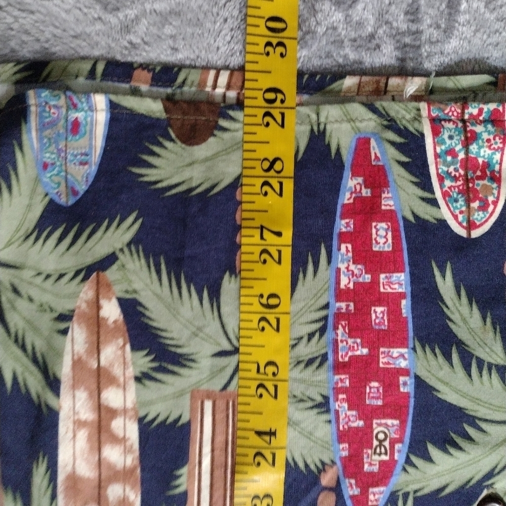 Reyn Spooner Shirt Mens M Hawaiian Longboards Chic Pua Surfboards Palm Trees - Picture 7 of 7